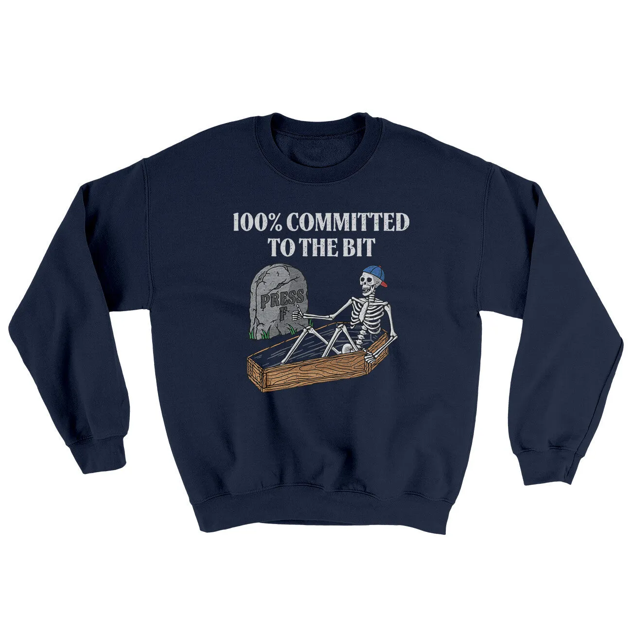 100 Percent Committed To The Bit Ugly Sweater