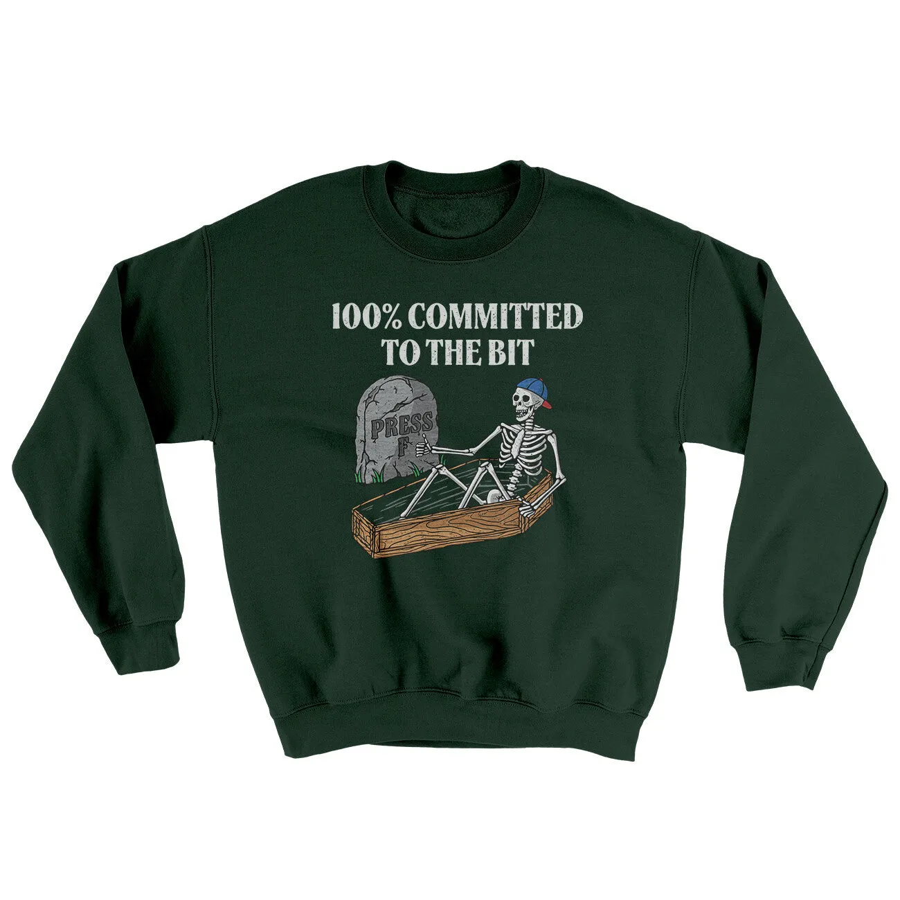 100 Percent Committed To The Bit Ugly Sweater