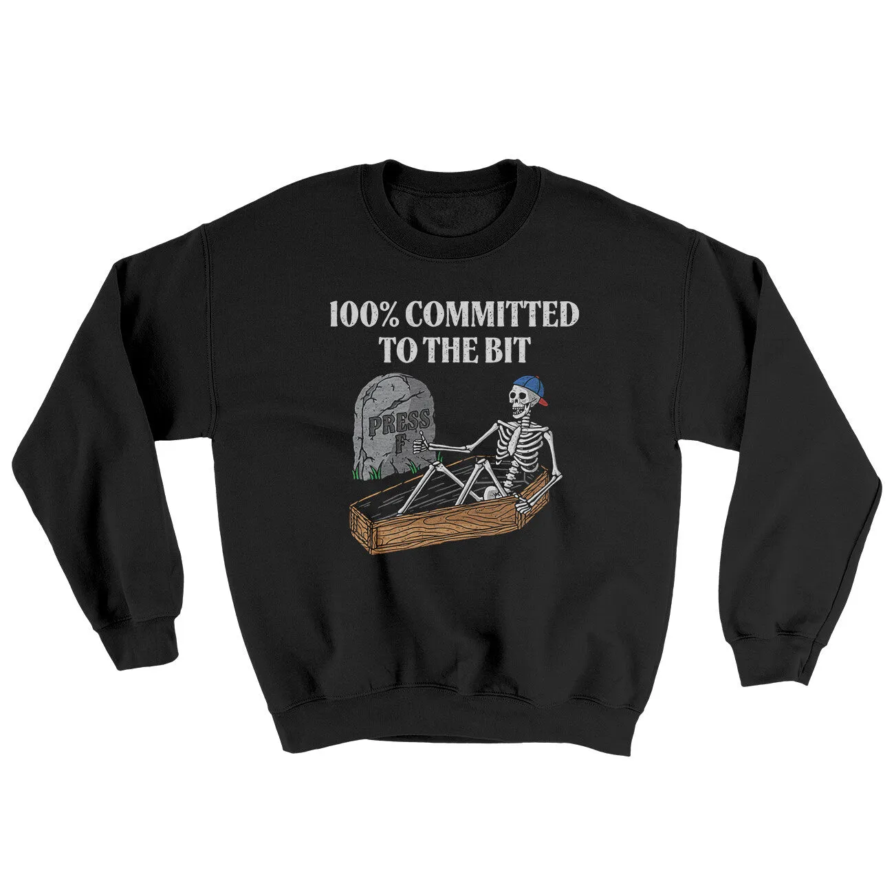 100 Percent Committed To The Bit Ugly Sweater