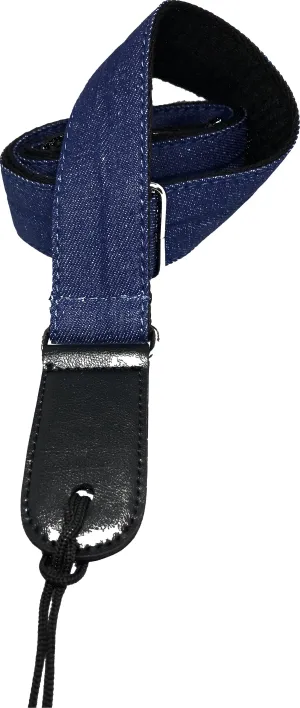 1.5"  Wide Ukulele Strap - Denim  Design