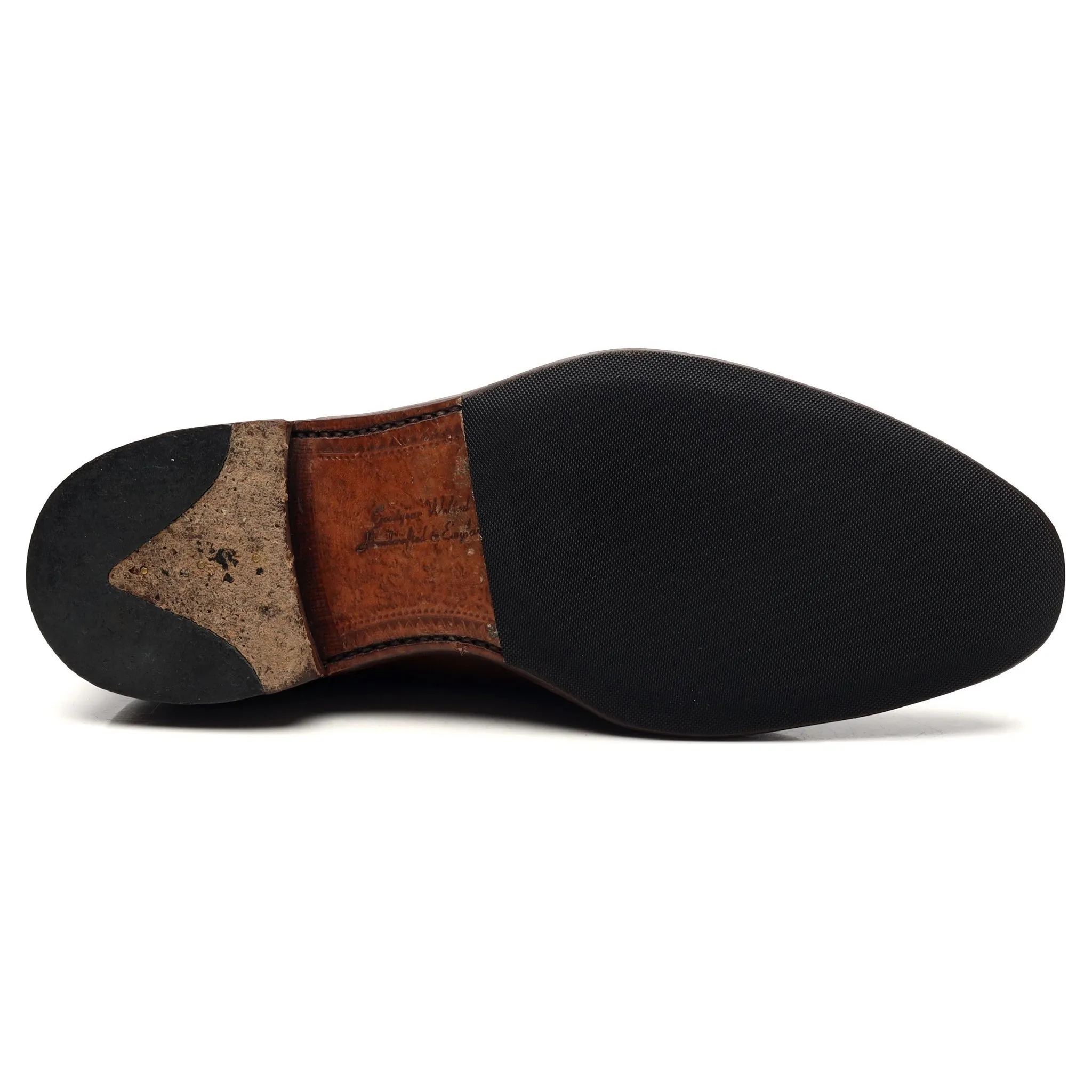 1880 'Medway' Brown Leather Monk Strap UK 6.5 F