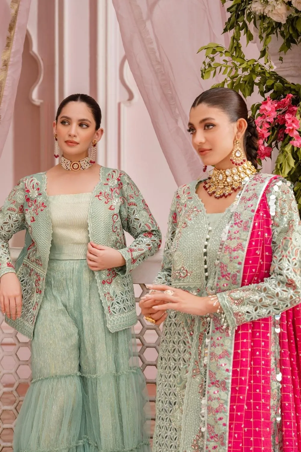 3PC Unstitched | Embroidered Luxury Formal Dress