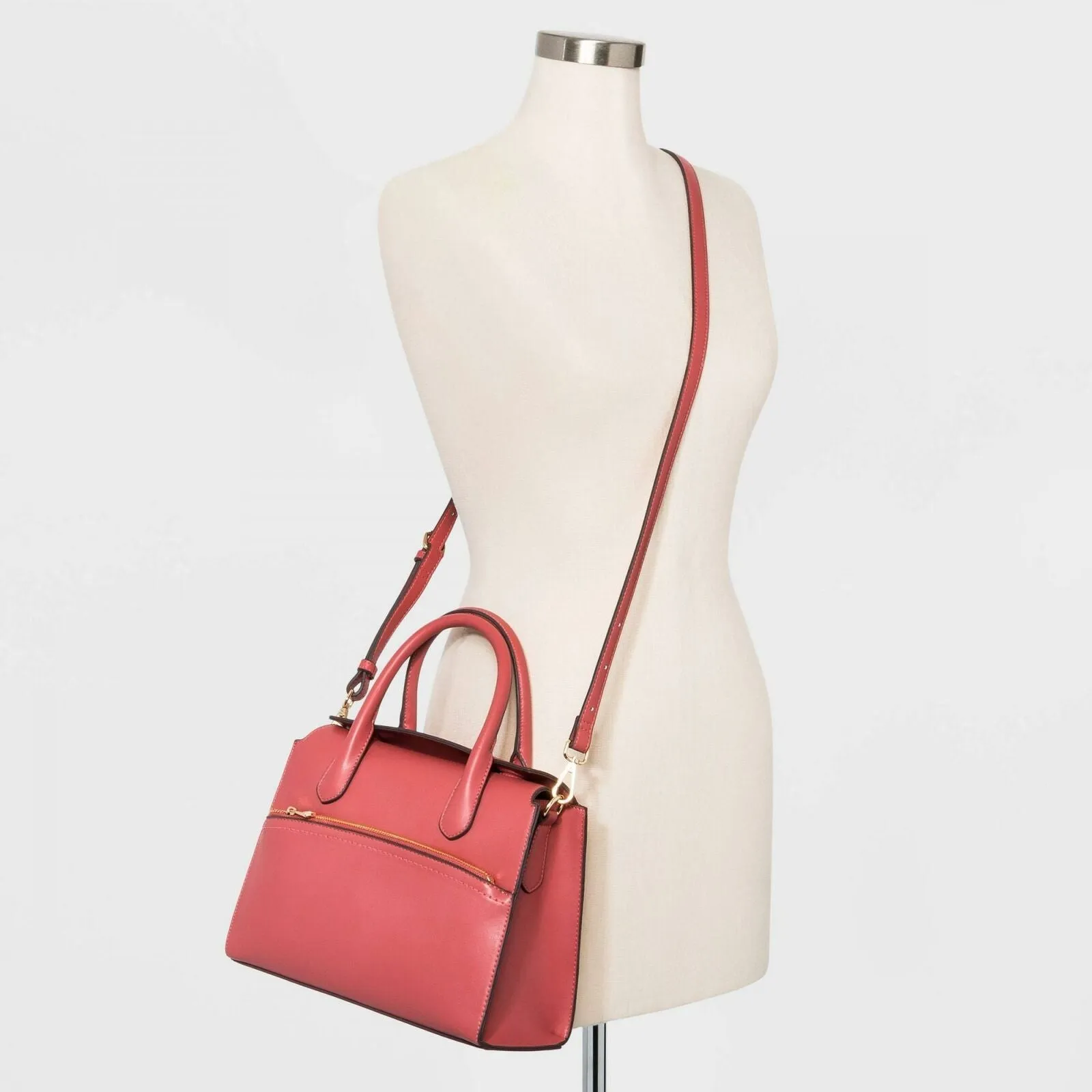 A New Day Women's Magnetic Closure Satchel Handbag