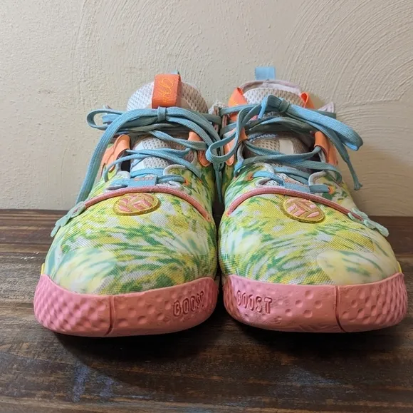 Adidas Harden Vol. 6 Multicolor Tie Dye Basketball Shoes Mens Size 14 H06096