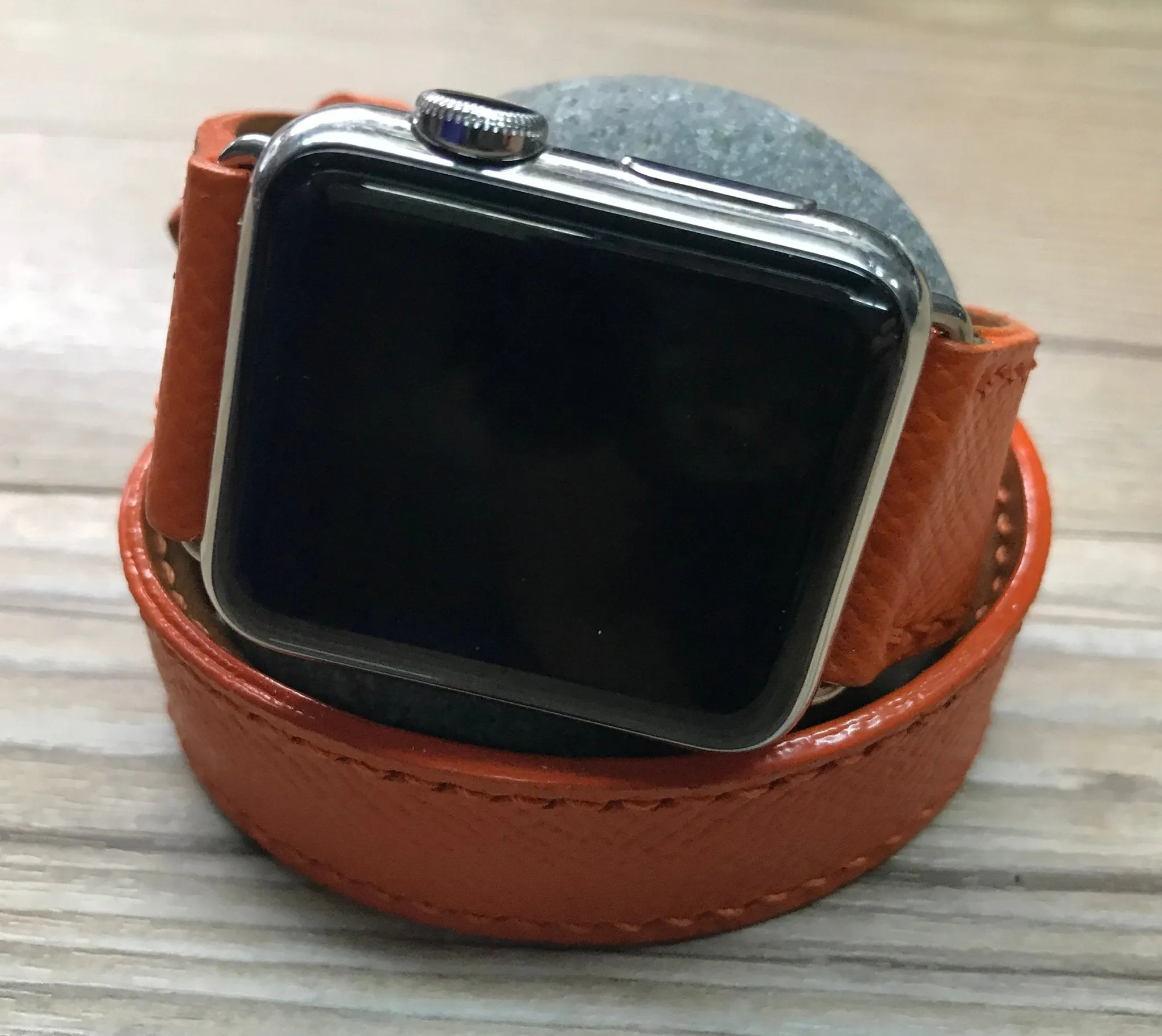 Apple Watch Band, 40mm Feu Epsom Leather Double Tour, Double Tour Series 7, Apple Watch Band 38mm, FREE SHIPPING