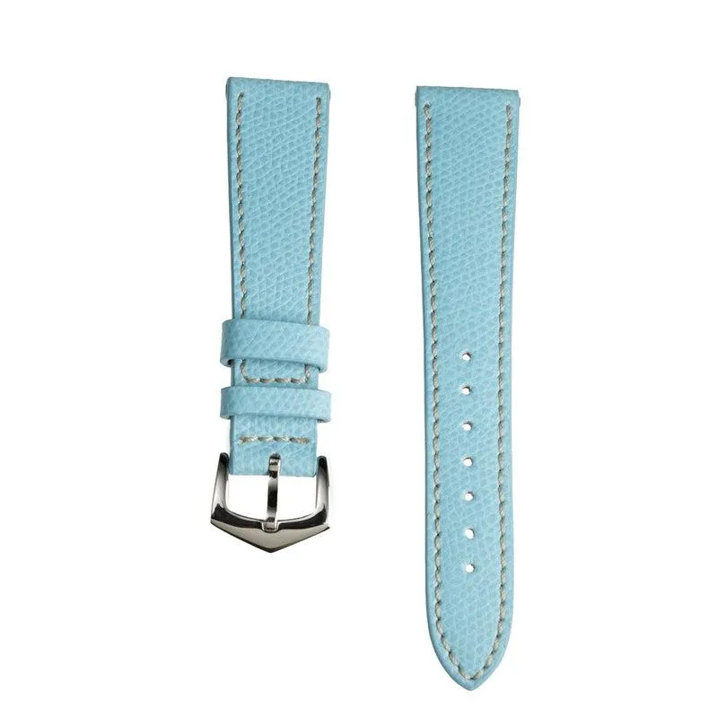 Apple Watch Leather Band ™ Hammered Calfskin Light Blue