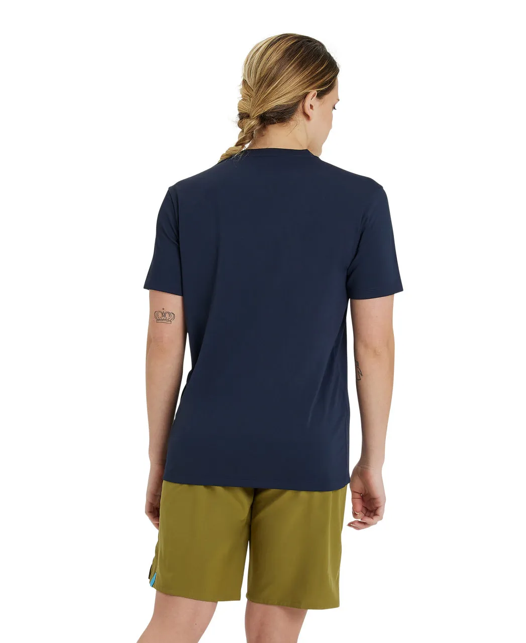 Arena Team Unisex Solid T-Shirt - Navy
