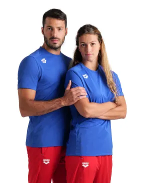 Arena Team Unisex Solid T-Shirt - Royal
