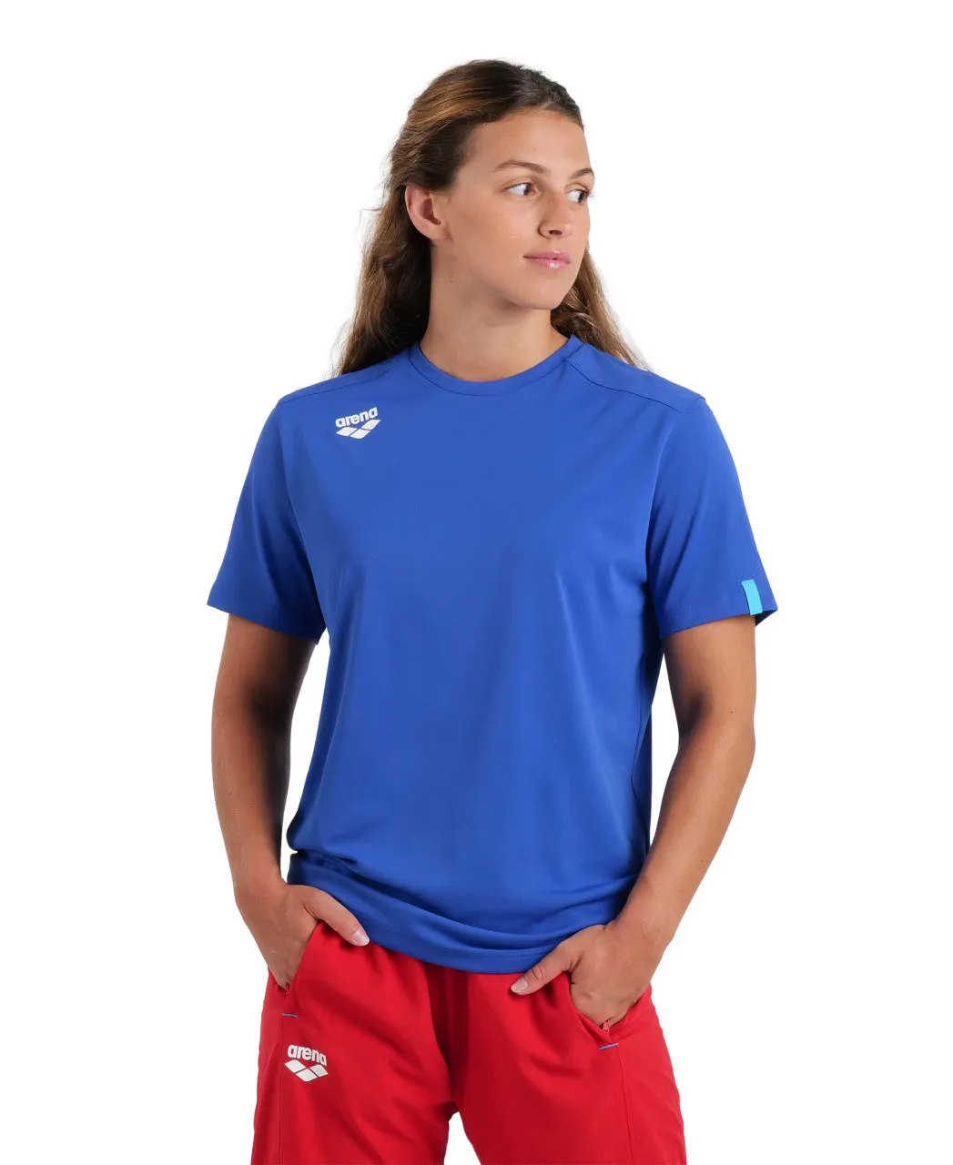 Arena Team Unisex Solid T-Shirt - Royal