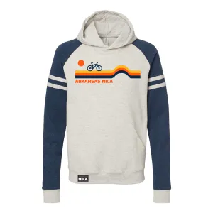 Arkansas NICA Retro Stripes Hoodie