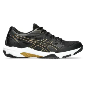 Asics Gel Rocket 11 Men's Indoor Court Shoe (Black/Pure Gold)