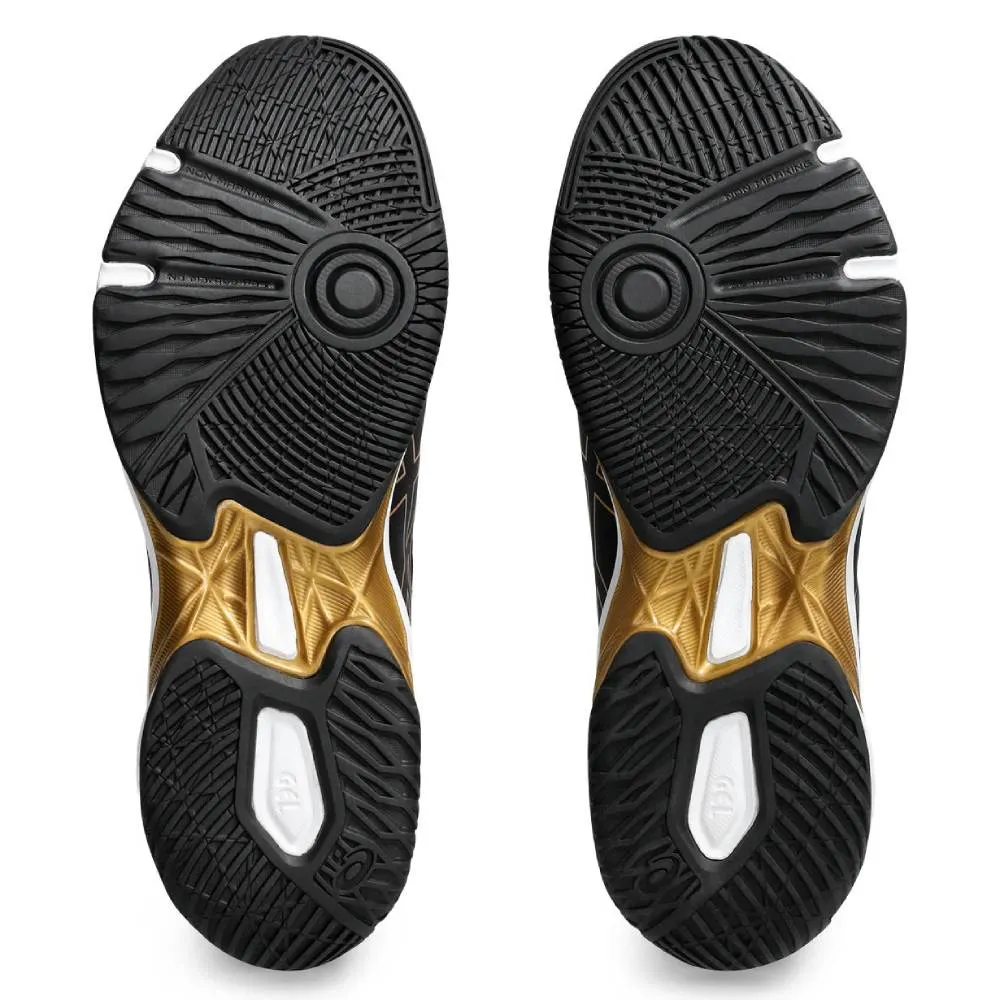 Asics Gel Rocket 11 Men's Indoor Court Shoe (Black/Pure Gold)