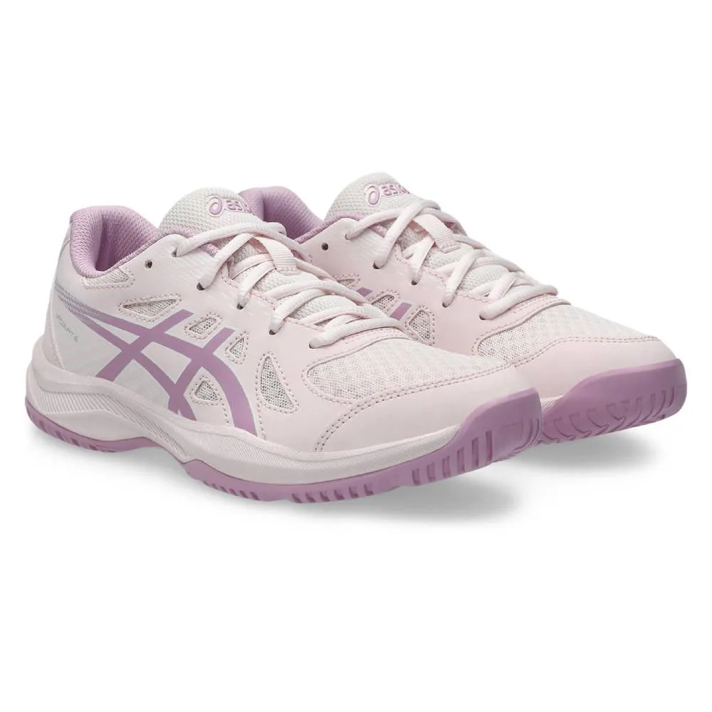Asics Gel Upcourt 6 GS Junior Indoor Court Shoe (Pale Pink/Light Ube)
