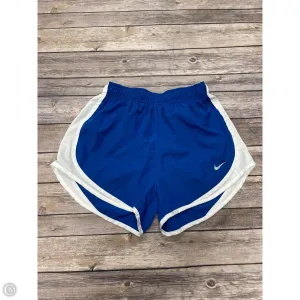 Athletic Shorts By Nike In Blue & White, Size: S