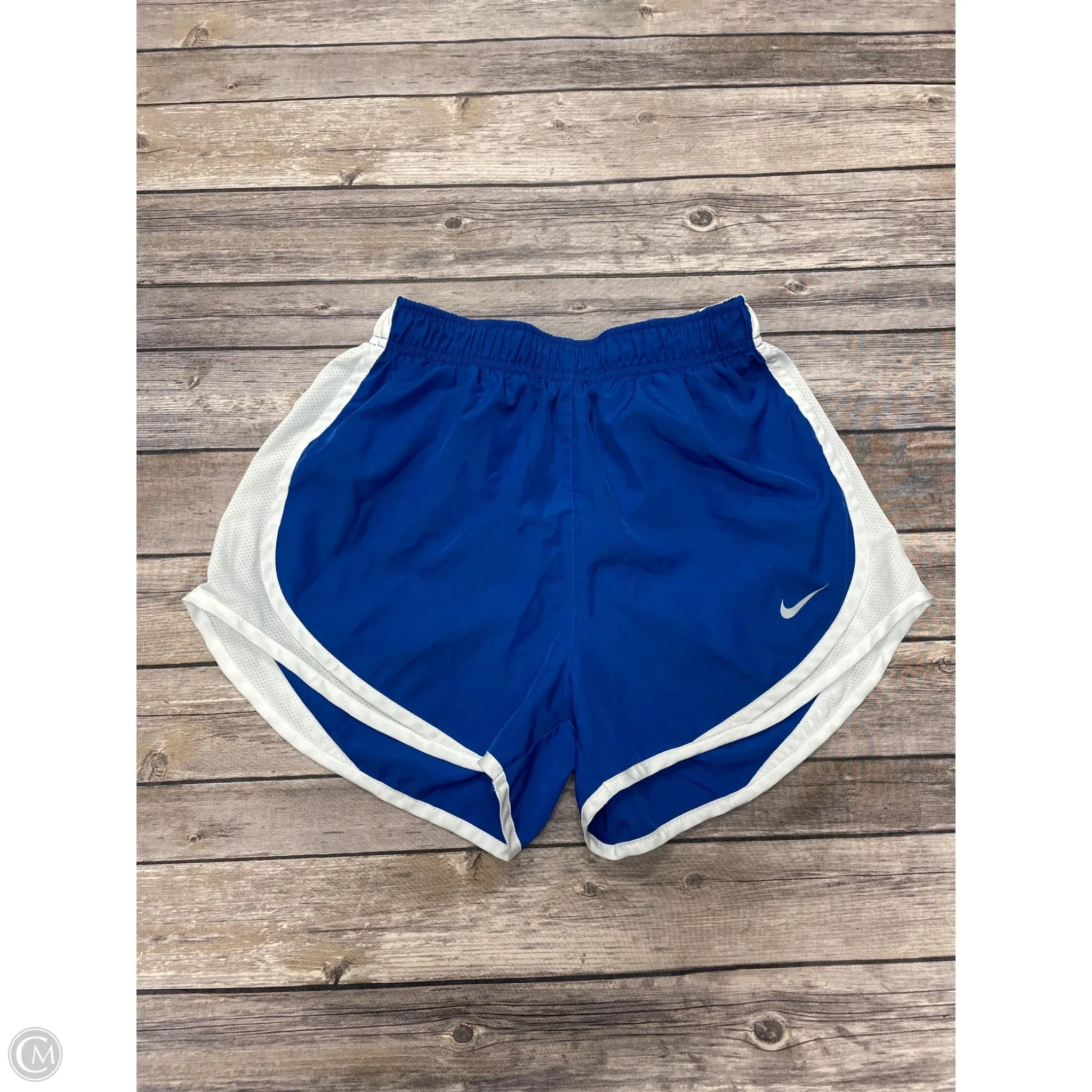 Athletic Shorts By Nike In Blue & White, Size: S