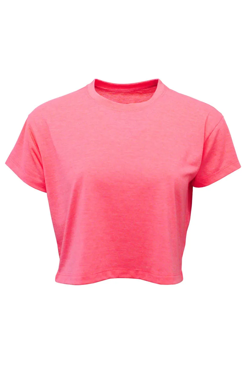Athletic Varsity Mississippi Women's Soft-Tek Blend Crop T-Shirt