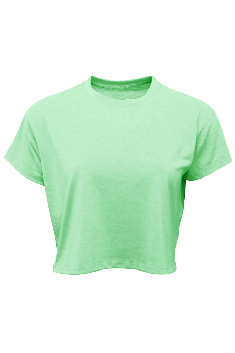Athletic Varsity Mississippi Women's Soft-Tek Blend Crop T-Shirt