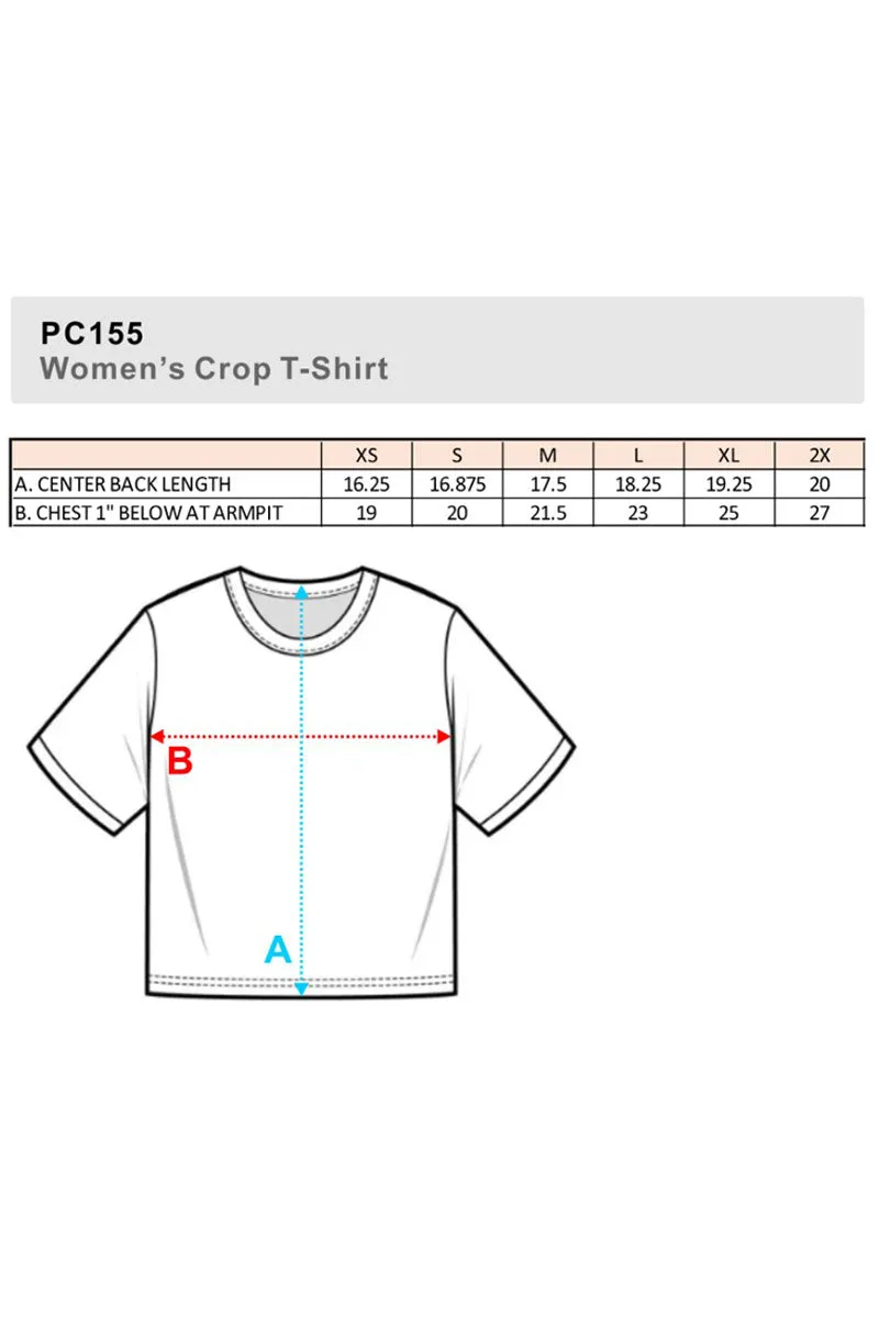 Athletic Varsity Mississippi Women's Soft-Tek Blend Crop T-Shirt