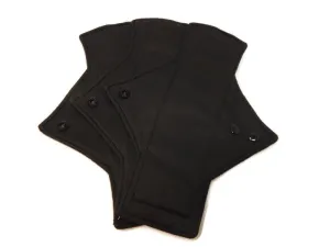 Athletic Wicking Black Heavy Day Pad Set (3)