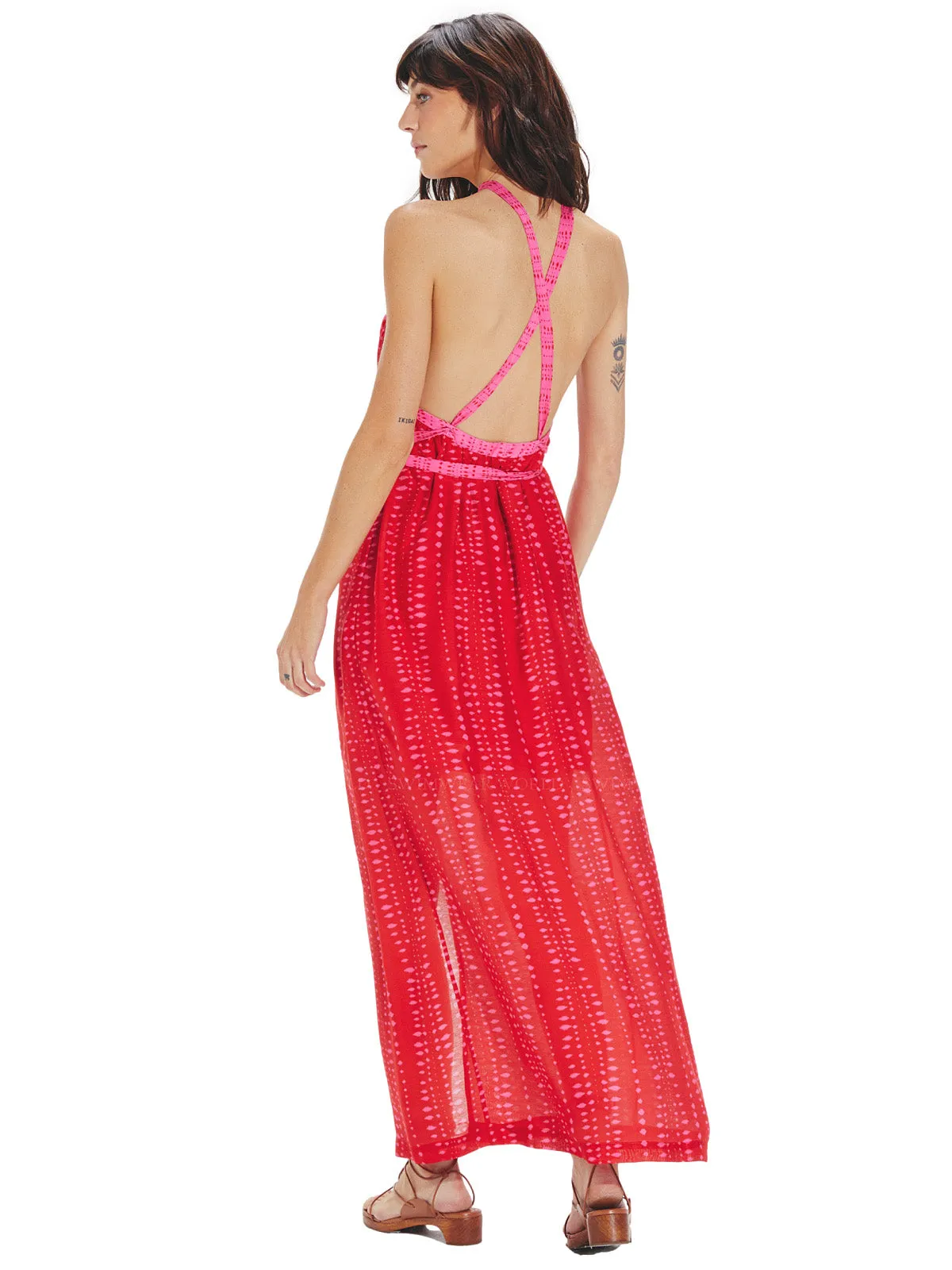 Audrey Detail Long Dress ::RET