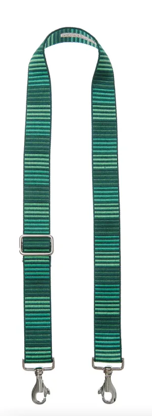 BAG STRAP HORIZONTAL STRIPES - GREEN