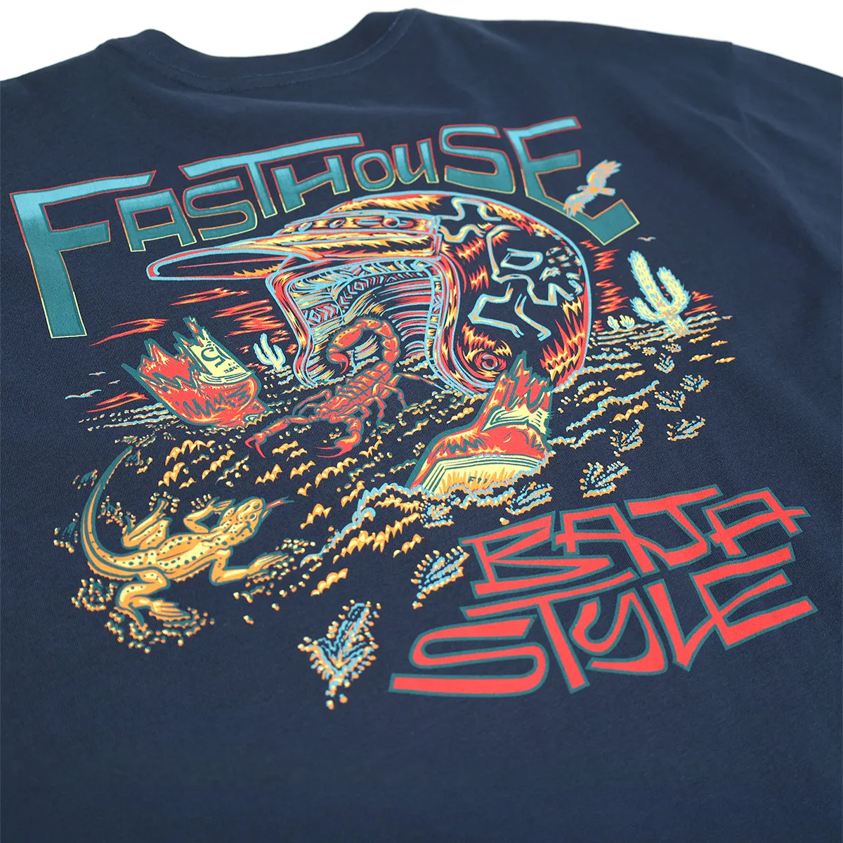 Baja Style Tee - Navy
