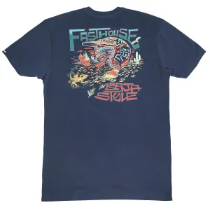 Baja Style Tee - Navy