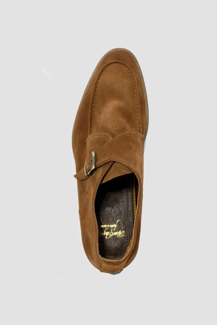 BASEL SUEDE SHOE - COGNAC