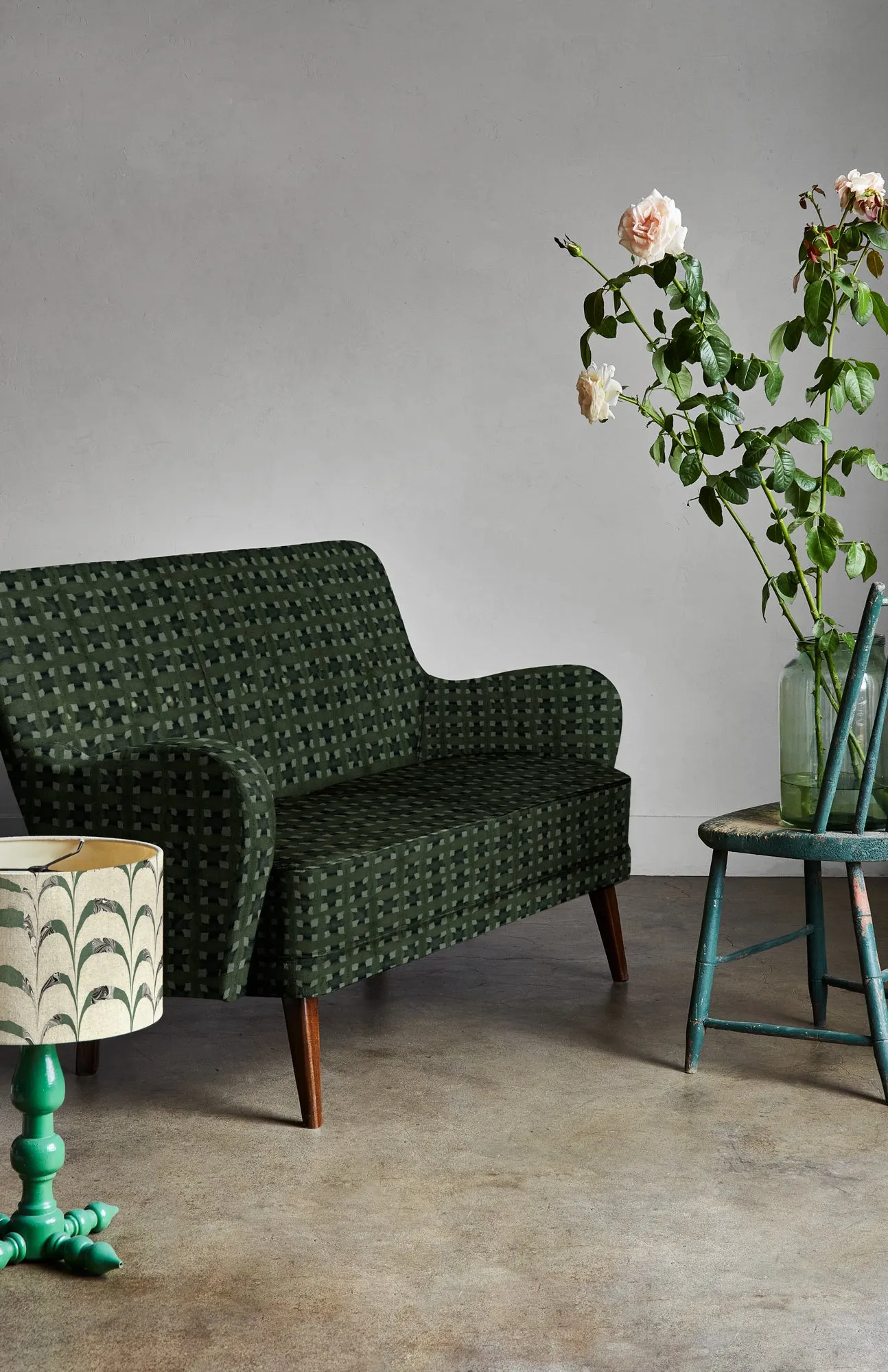 BASKET WEAVE FABRIC / WILD OATS