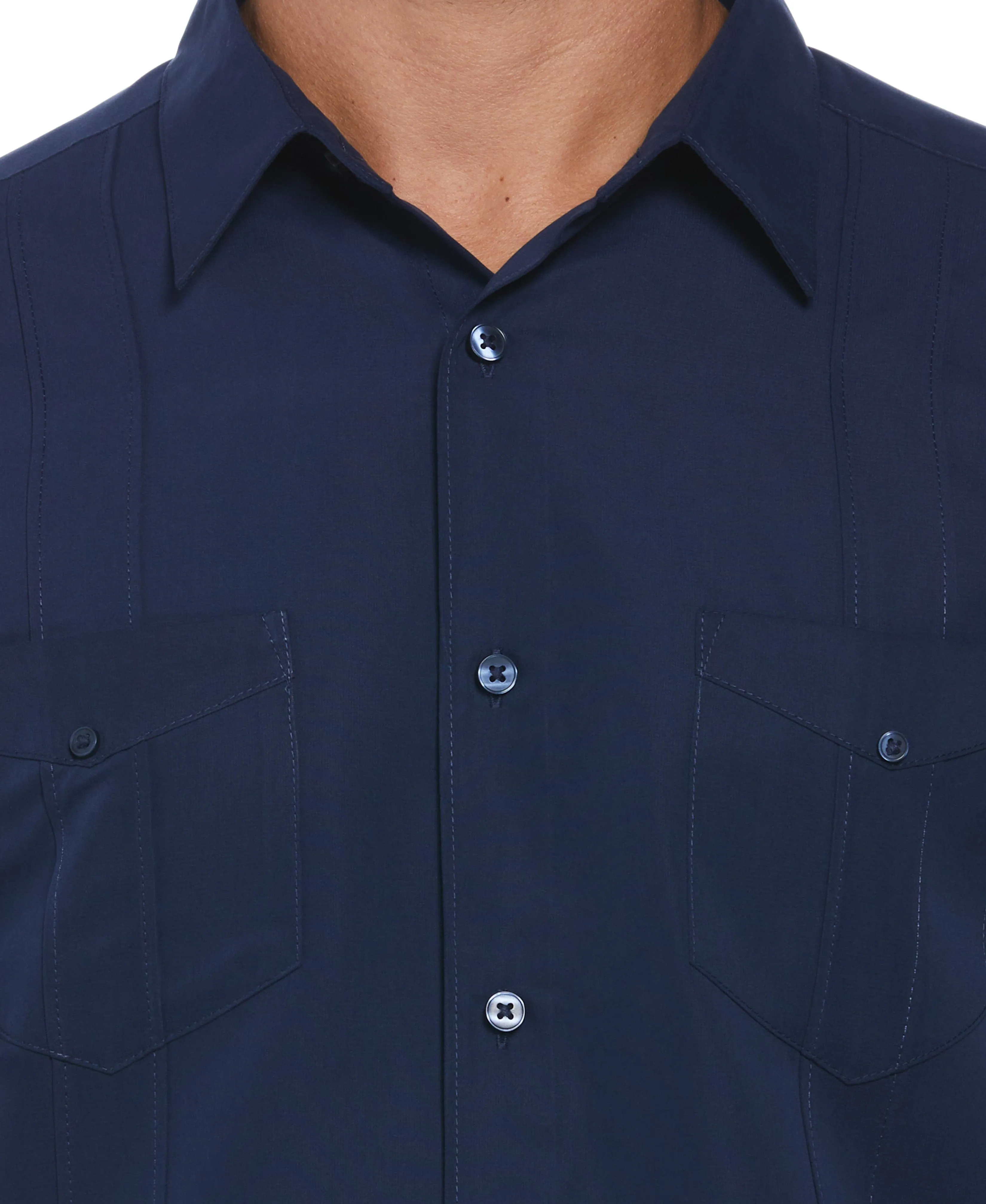 Big & Tall Two-Pocket Double Pintuck Shirt
