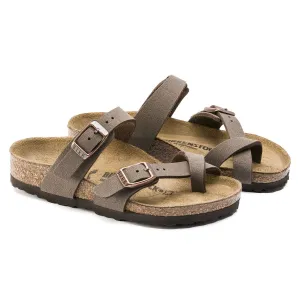 Birkenstock Kids Mayari Birko-Flor Nubuck Mocha