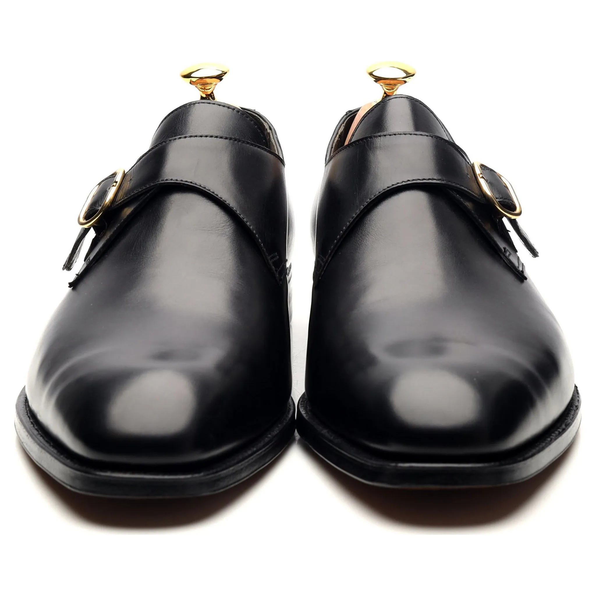 Black Leather Monk Strap UK 11 E