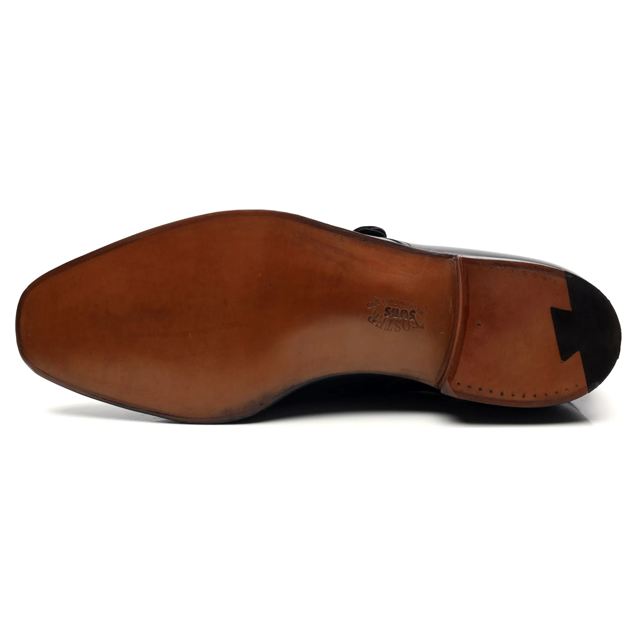 Black Leather Monk Strap UK 11 E