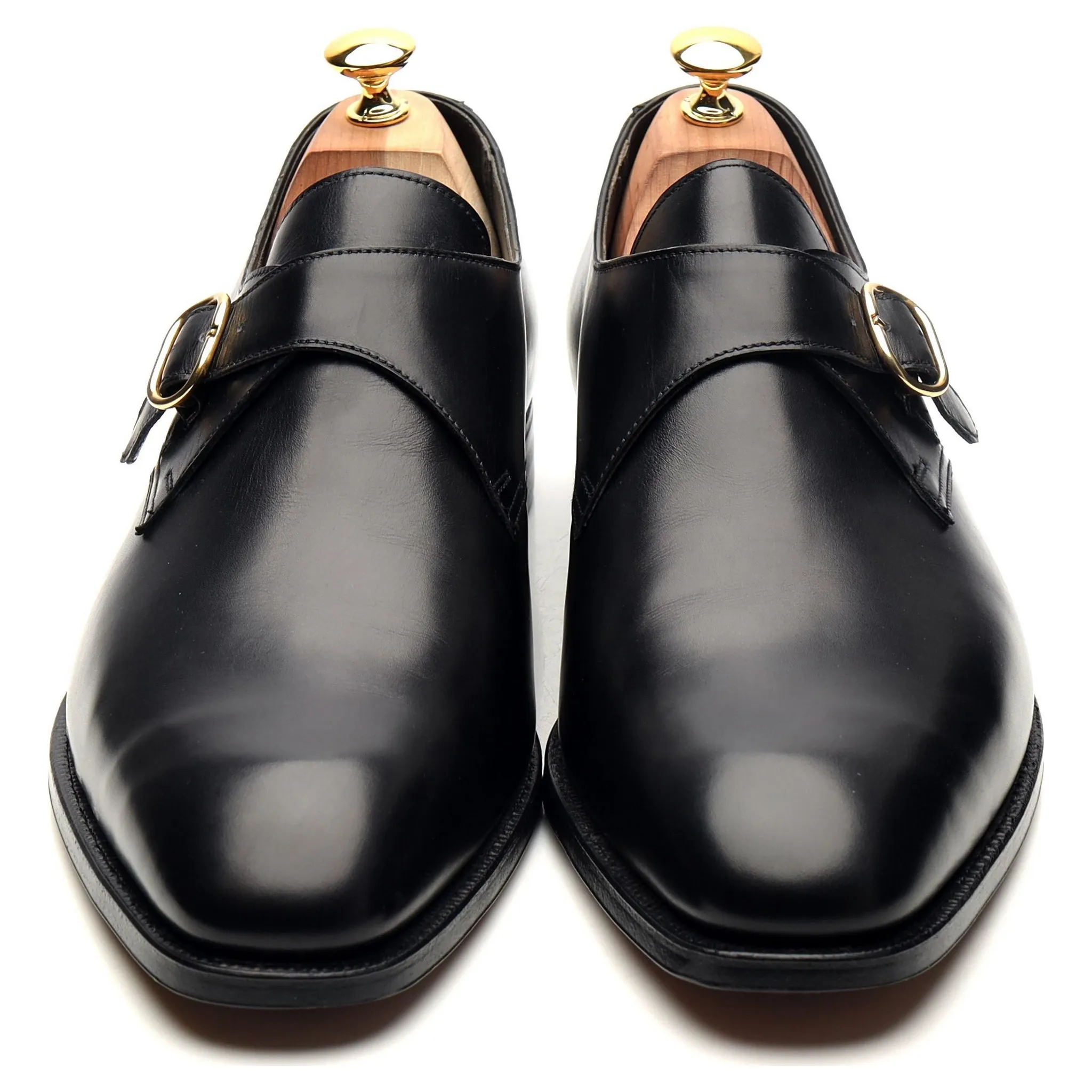 Black Leather Monk Strap UK 11 E