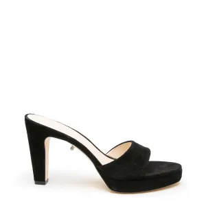 Black Suede Lo Platform