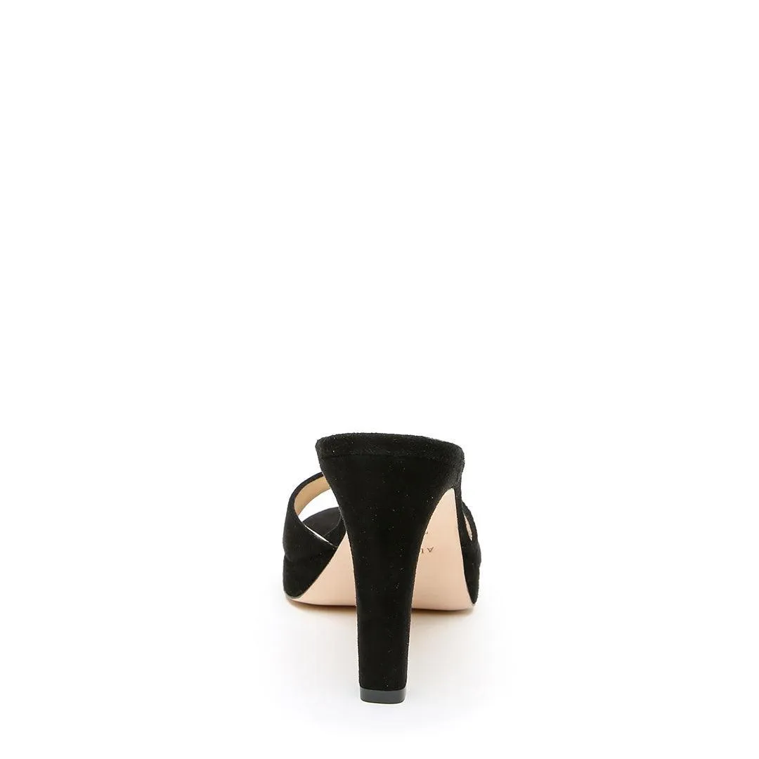 Black Suede Lo Platform
