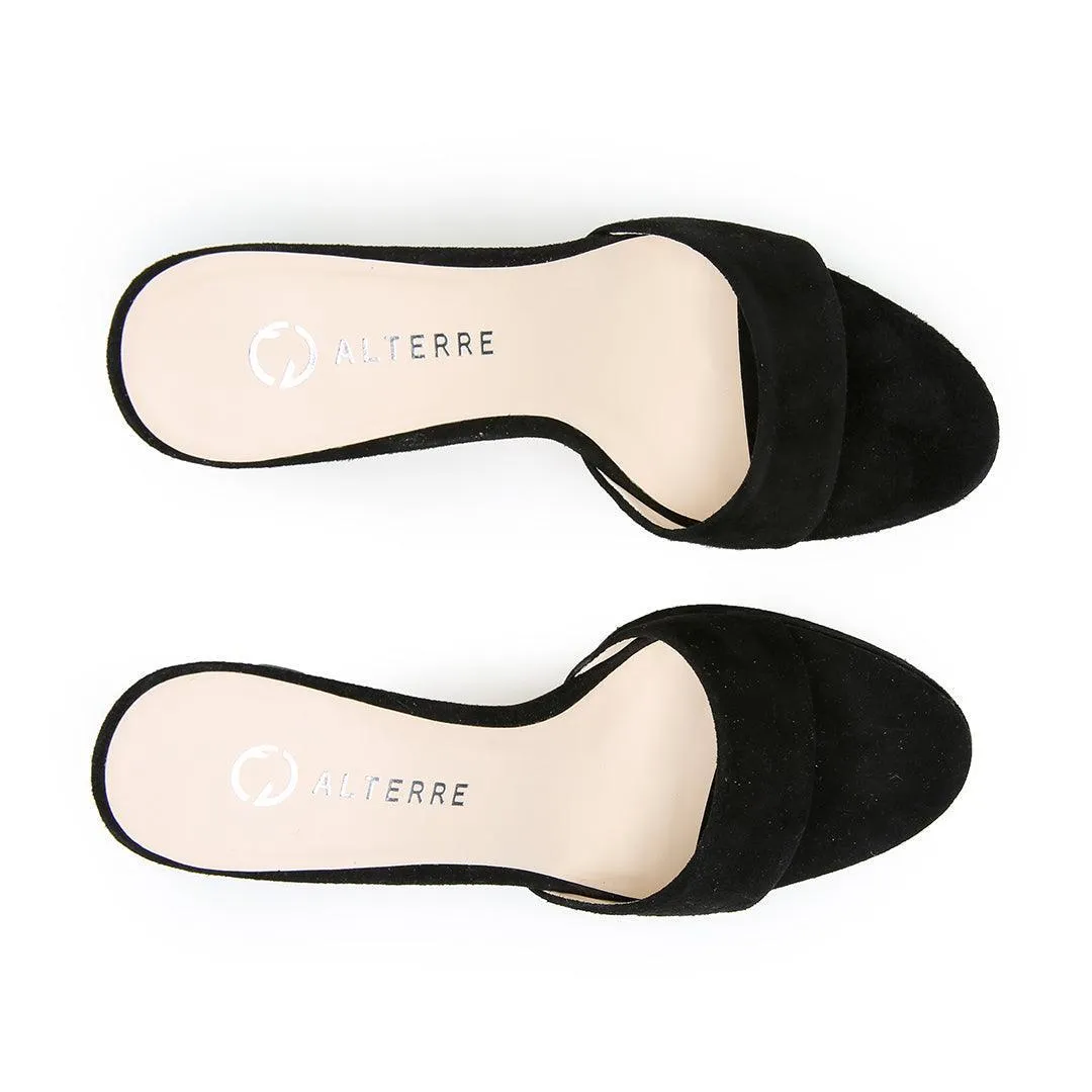 Black Suede Lo Platform