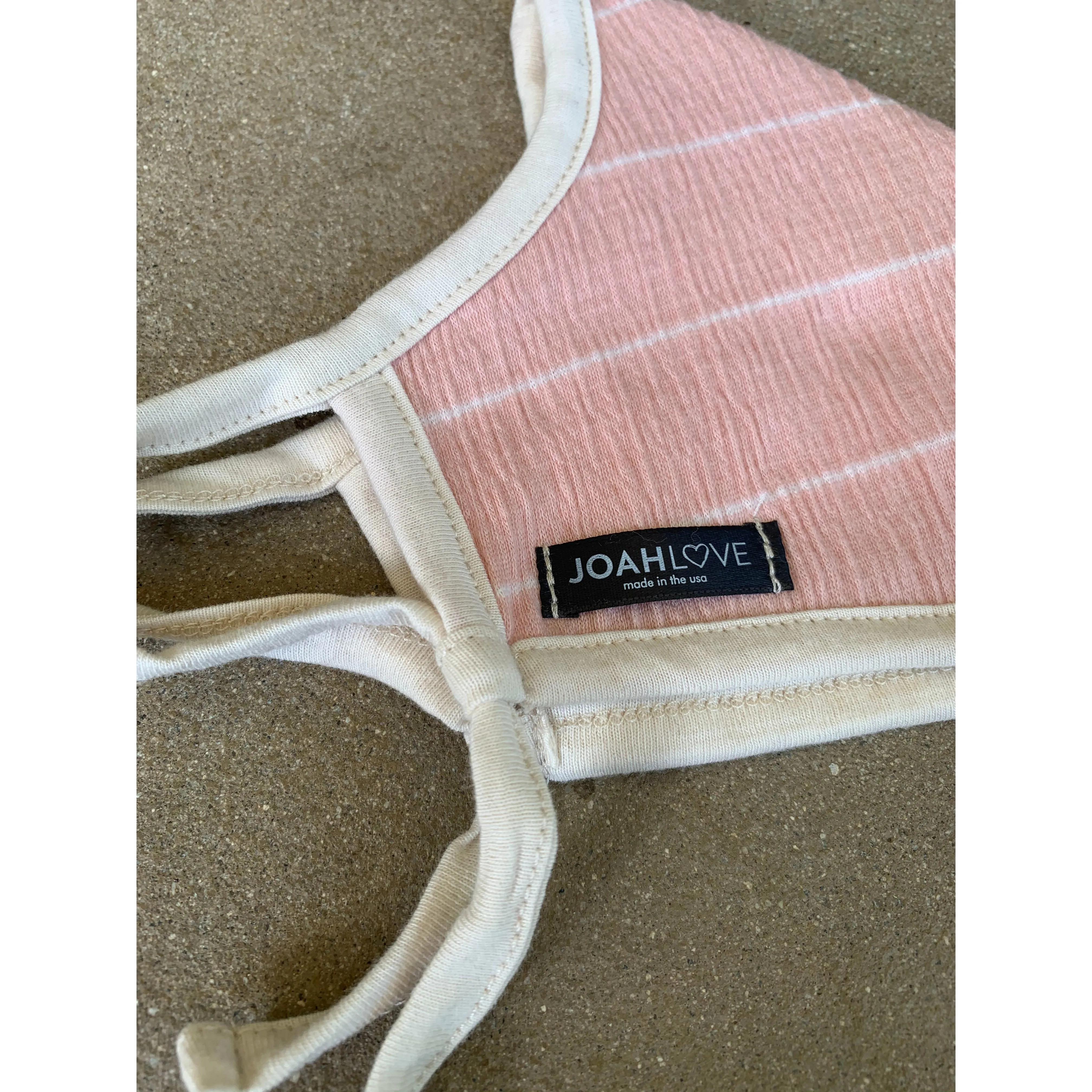 Blush Gauze Stripe | Ivory
