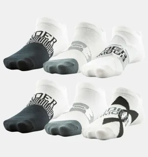 Boy's Essential Lite No-Show Socks - 6 Pack