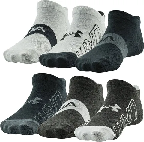 Boy's Essential Lite No-Show Socks - 6 Pack