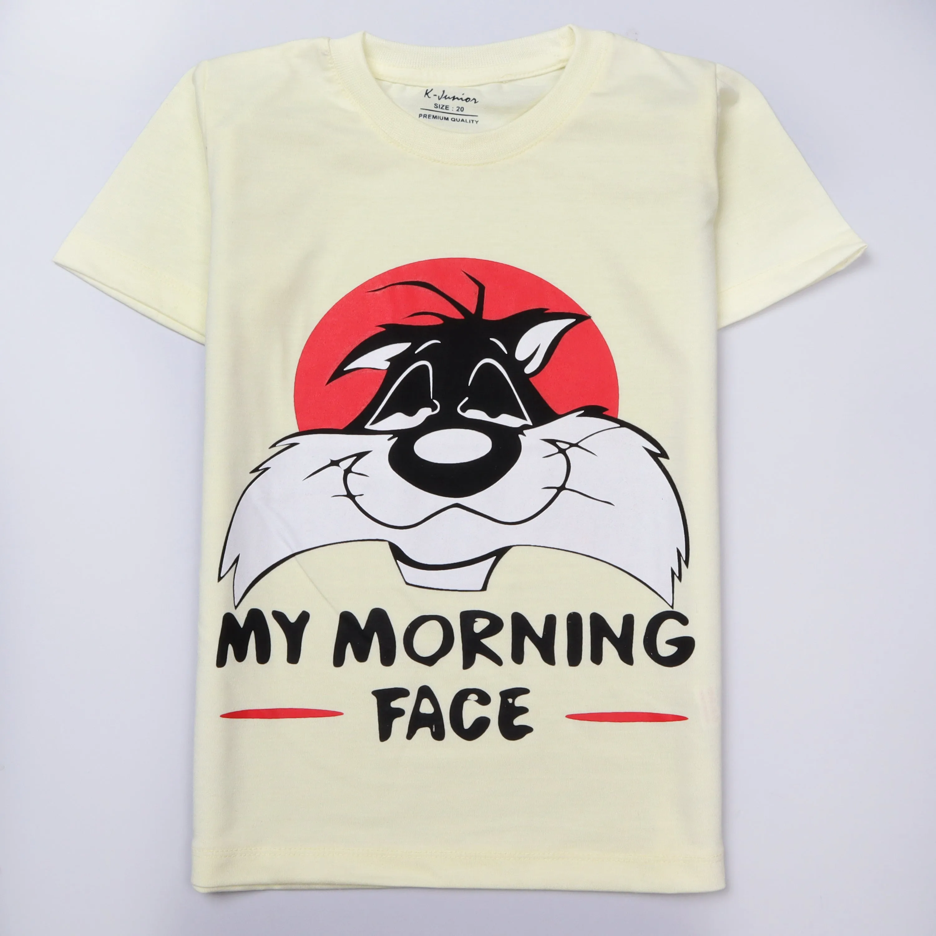 Boys Half Sleeves-Printed T-Shirt (Morning)