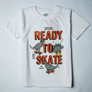 Boys Half Sleeves-Printed T-Shirt (Ready)