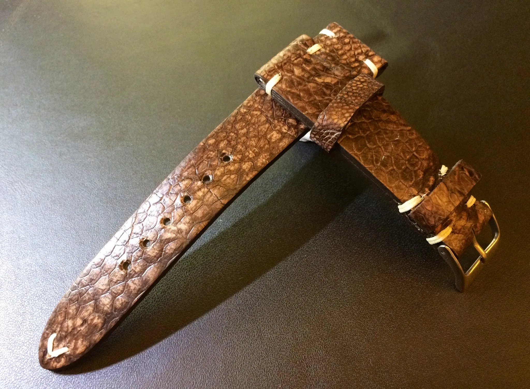 Brown Leather Watch Strap 20mm for Rolex, Leather Watch Band 19mm, Mens Wrist watch Straps 21mm, Personalise Gift Ideas
