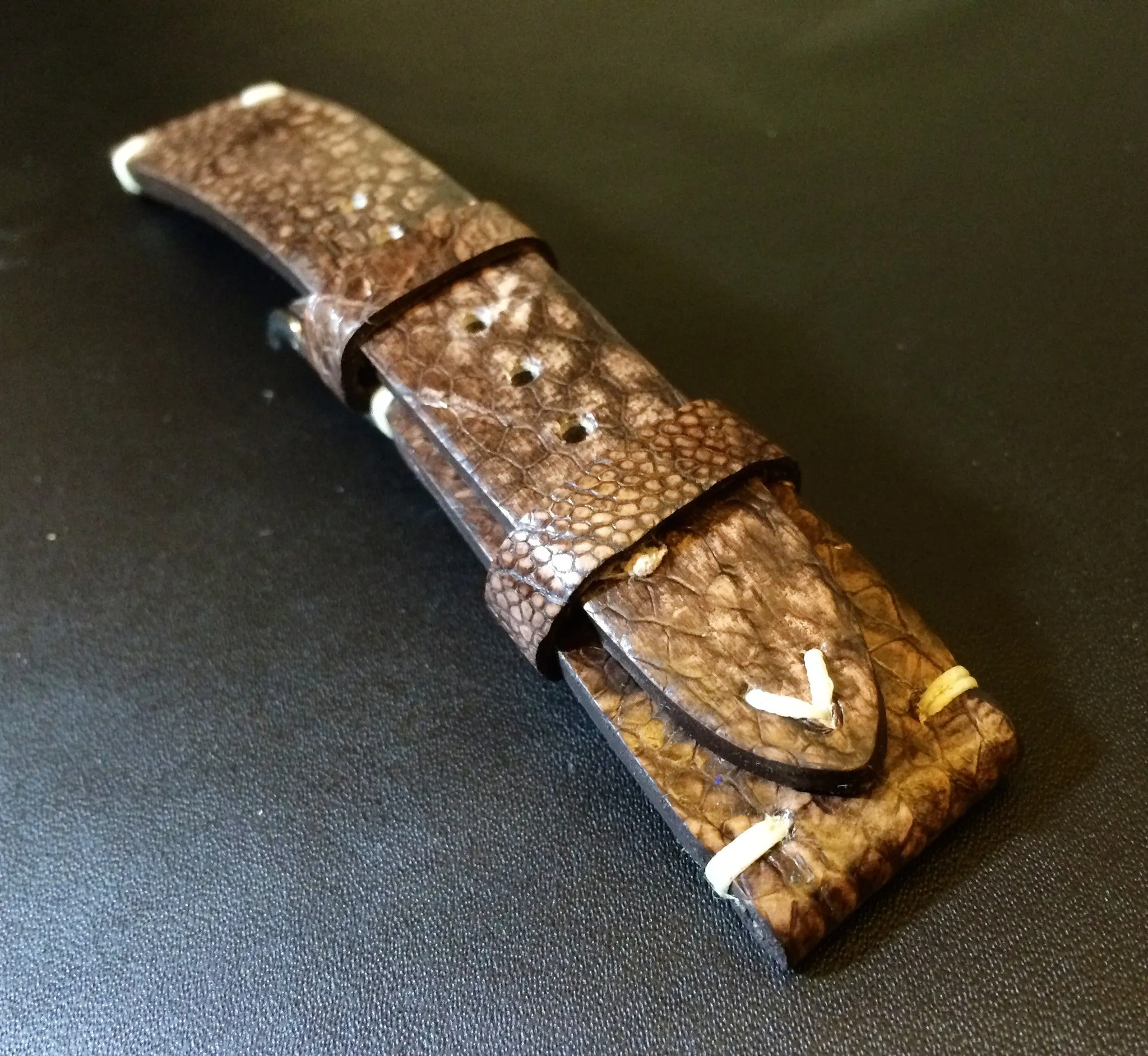 Brown Leather Watch Strap 20mm for Rolex, Leather Watch Band 19mm, Mens Wrist watch Straps 21mm, Personalise Gift Ideas
