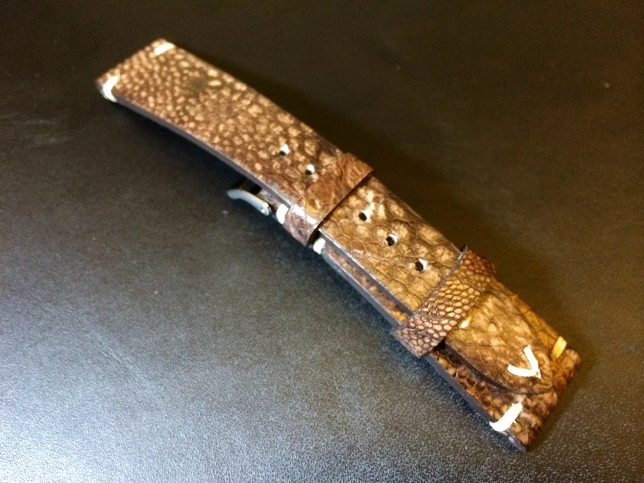 Brown Leather Watch Strap 20mm for Rolex, Leather Watch Band 19mm, Mens Wrist watch Straps 21mm, Personalise Gift Ideas