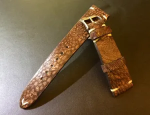 Brown Leather Watch Strap 20mm for Rolex, Leather Watch Band 19mm, Mens Wrist watch Straps 21mm, Personalise Gift Ideas