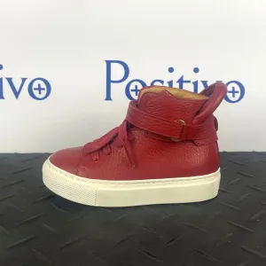 Buscemi 100MM Toddler Passion White Leather Sneakers