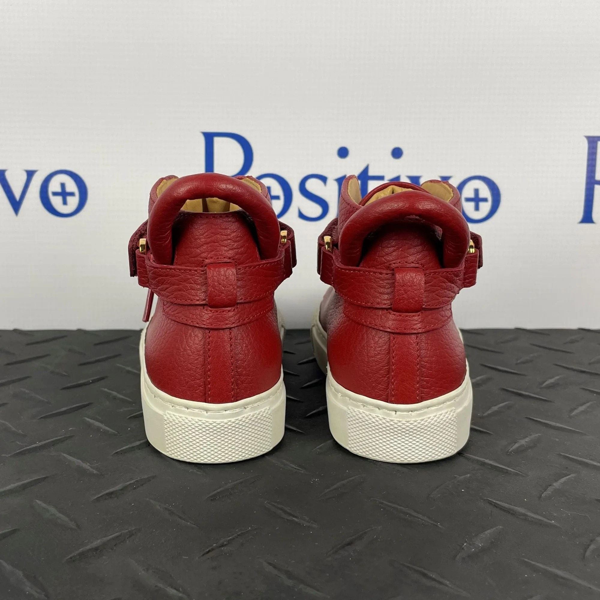 Buscemi 100MM Toddler Passion White Leather Sneakers