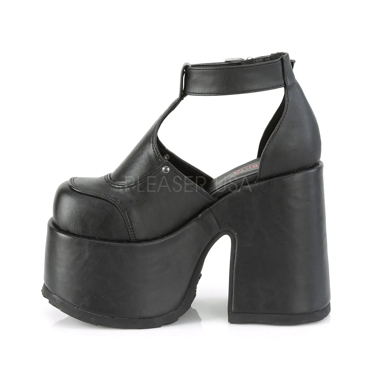 CAMEL-103  Black Vegan Leather