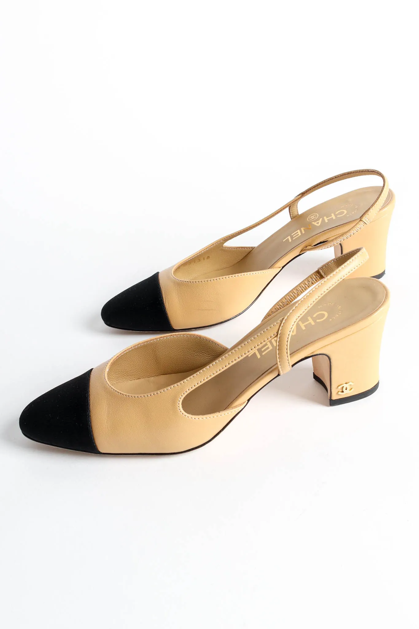 Cap Toe Slingback Heels II